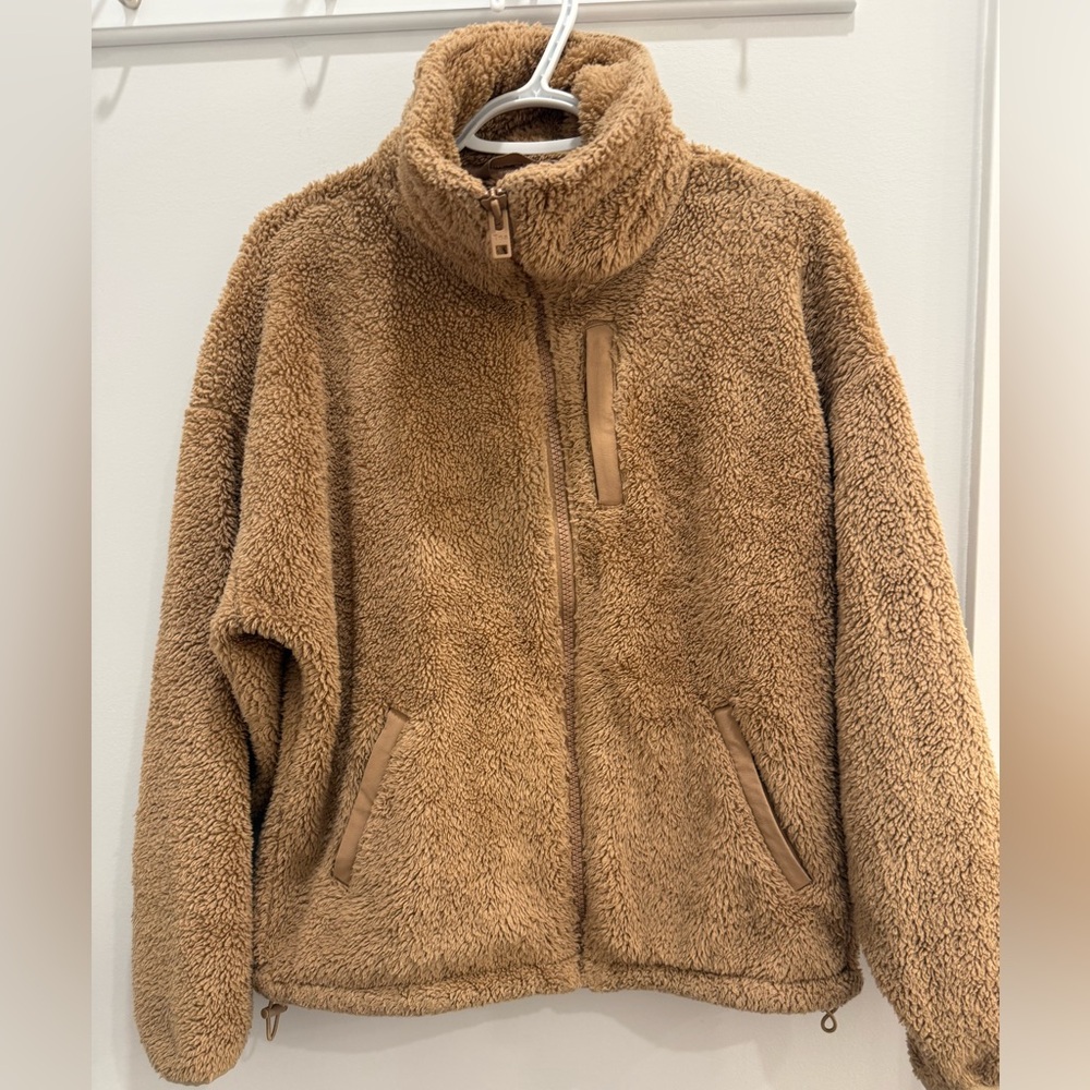 TNA Tan Teddy Jacket